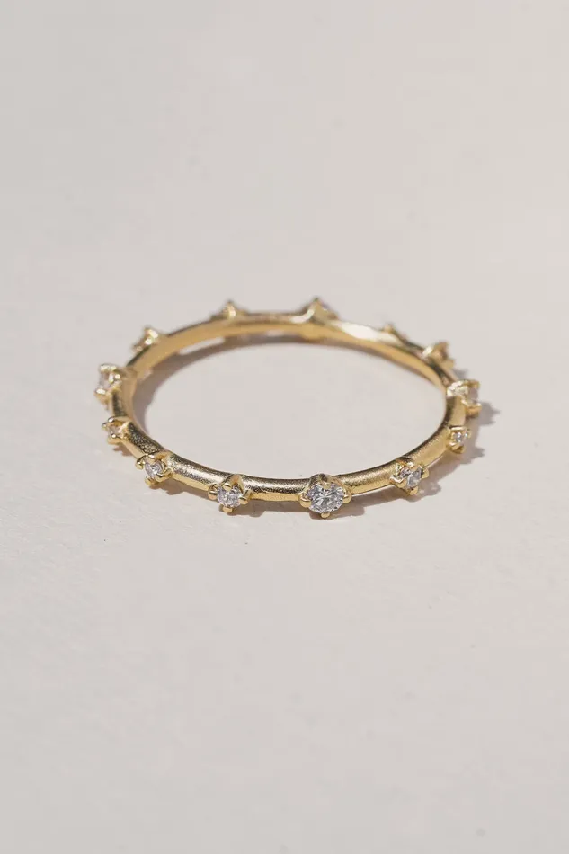 Valley Rose Rings Galaxy Ring