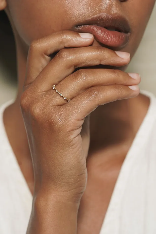 Valley Rose Rings Galaxy Ring