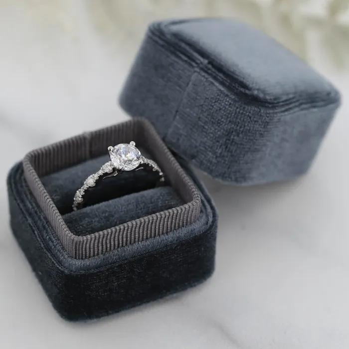 VENVS Rings The Lynx 14k White Size 7 Stone EMC15 Gray Ring Box Custom Engraving 0 VENVS Rings The Lynx 14k White Size 7 Stone EMC15 Gray Ring Box Custom Engraving 0