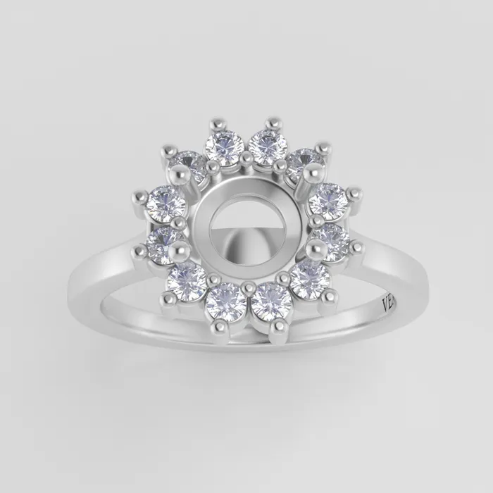 VENVS Rings The Soleil 14k White Size 6 Stone MQ14 Antelope Ring Box Custom Engraving 0 VENVS Rings The Soleil 14k White Size 6 Stone MQ14 Antelope Ring Box Custom Engraving 0