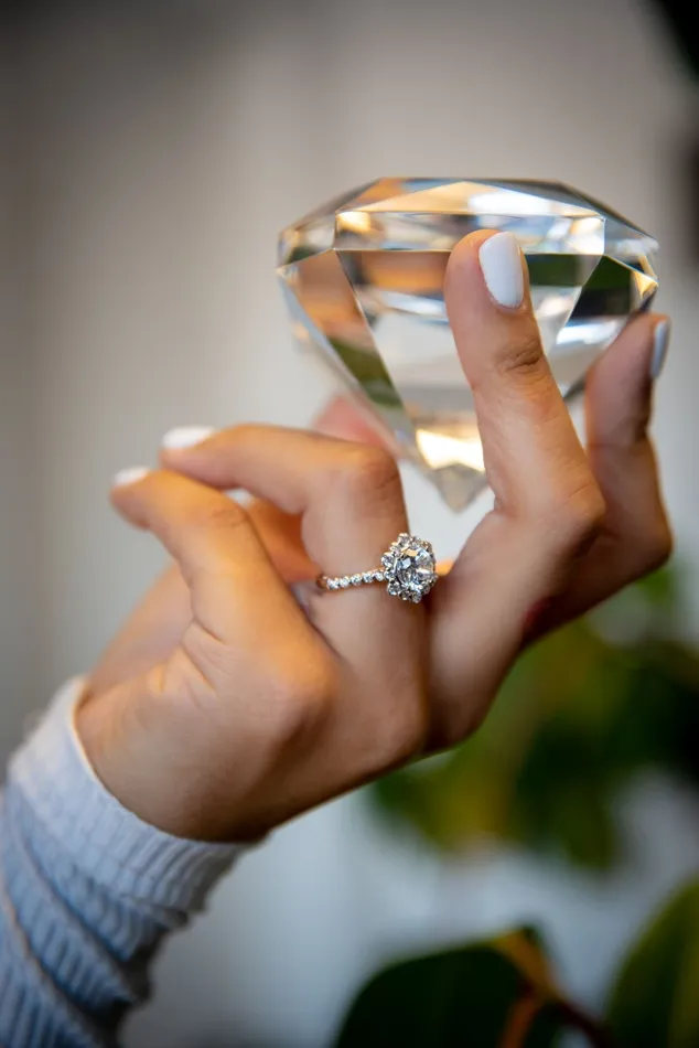 Verragio TwoTone ctw Diamond Riviera Engagement Ring 18k Verragio Rings