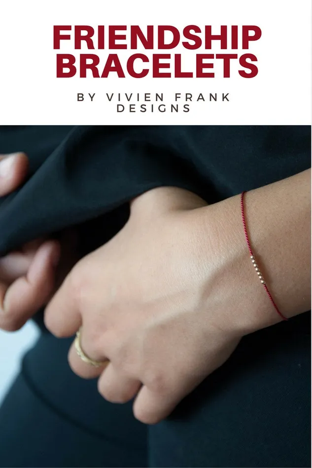 Vivien Frank Designs Bracelets Seven 14k solid rose gold beaded Wish bracelet