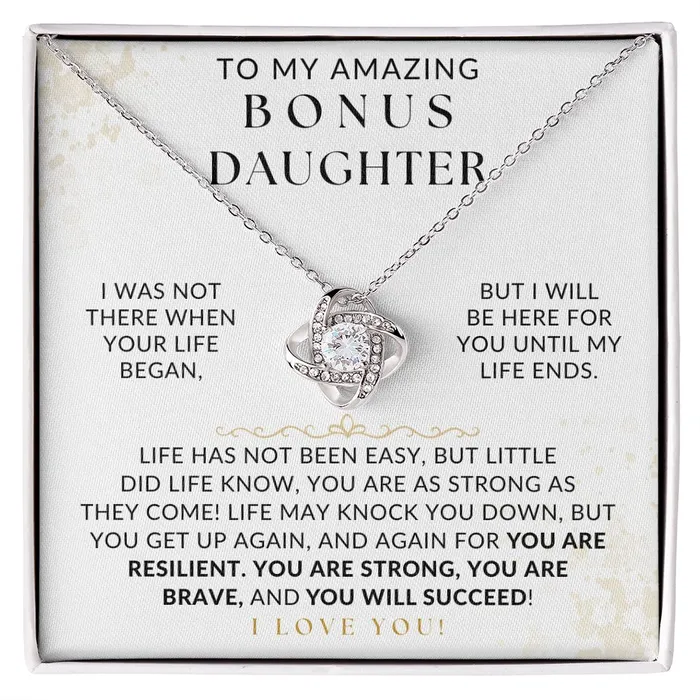 You Will Succeed Bonus Daughter Necklace ShineOn Fulfillment Necklaces