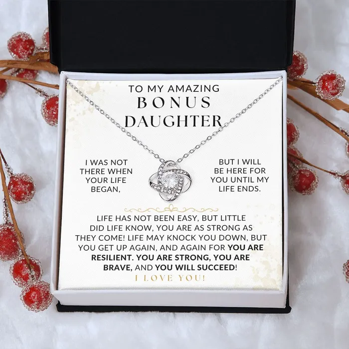 You Will Succeed Bonus Daughter Necklace ShineOn Fulfillment Necklaces