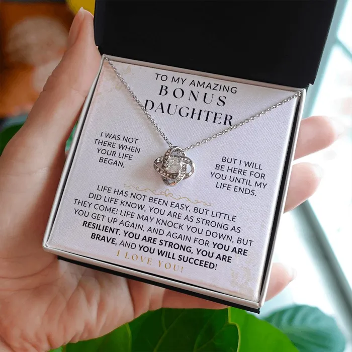 You Will Succeed Bonus Daughter Necklace ShineOn Fulfillment Necklaces