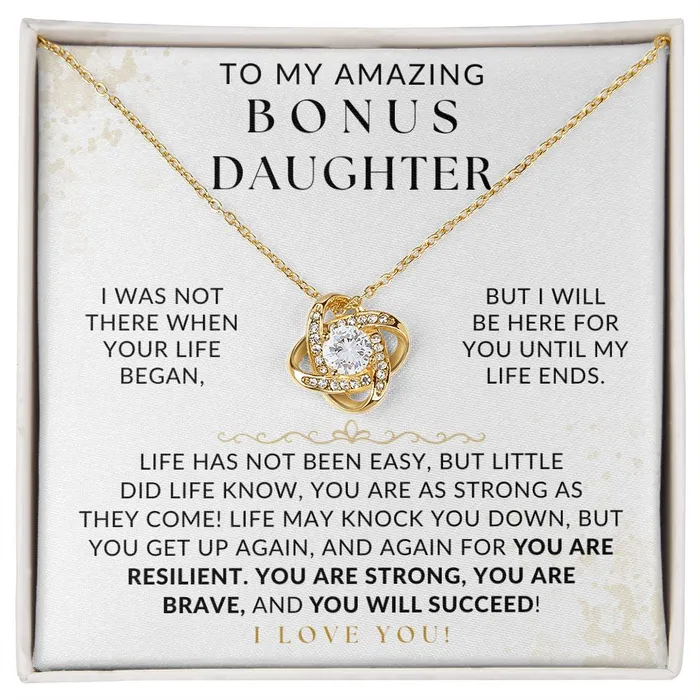 You Will Succeed Bonus Daughter Necklace ShineOn Fulfillment Necklaces