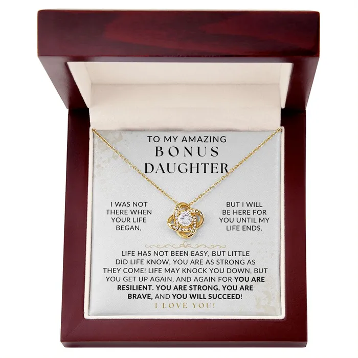 You Will Succeed Bonus Daughter Necklace ShineOn Fulfillment Necklaces